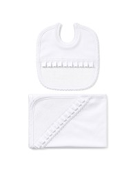 Newborns Set with Embroiderable Bib and Blanket – CJT09 – Coralo Baby