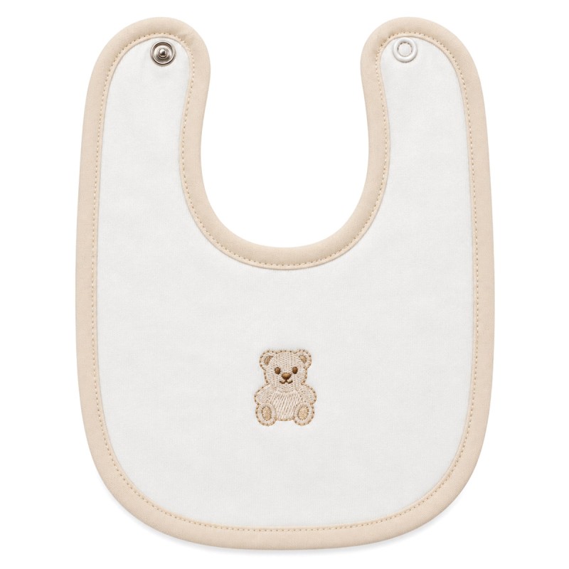 Set corredino prima uscita neonato in ciniglia CORALO con tutina con piedini, cappellino e bavaglino
