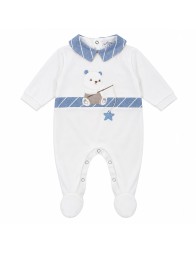 Set corredino prima nascita neonato in cotone Le Chicche CO7150AZ