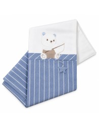 Set corredino prima nascita neonato in cotone Le Chicche CO7150AZ