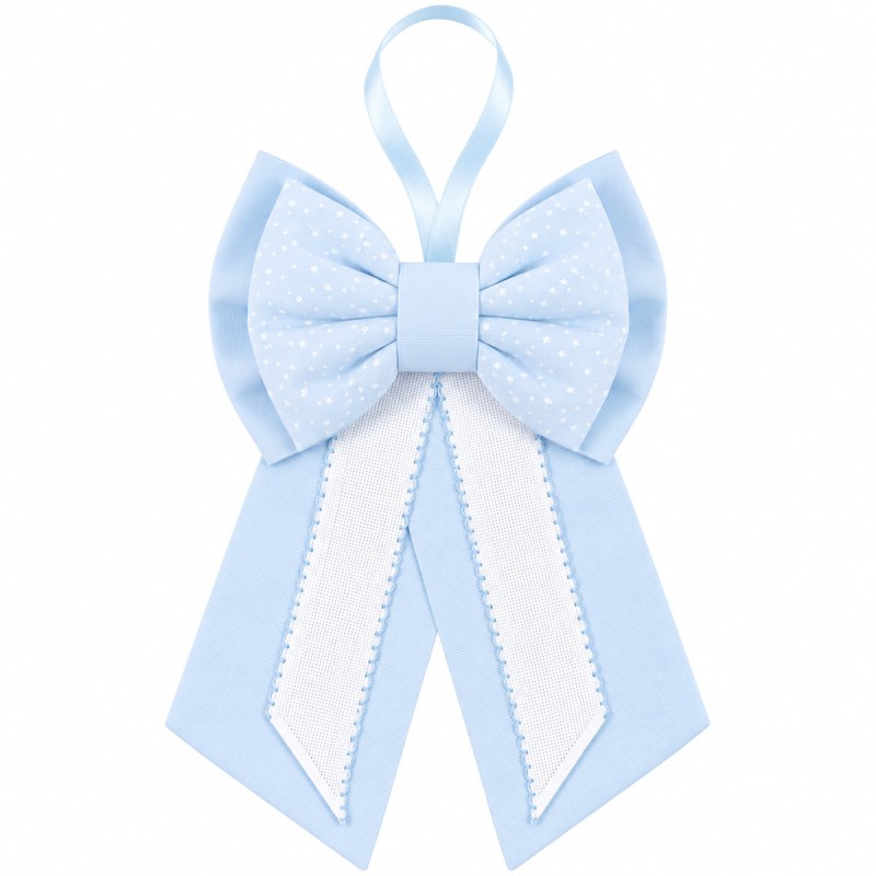 Birth bow with aida cloth to...