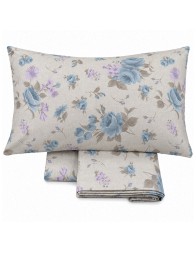 Flannel Double Bed Sheet Set - Colonia - Corredo Italiano