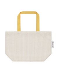 Borsa porta biancheria bambina Coccode' Firenze in tessuto avorio con manici gialli e forma capiente
