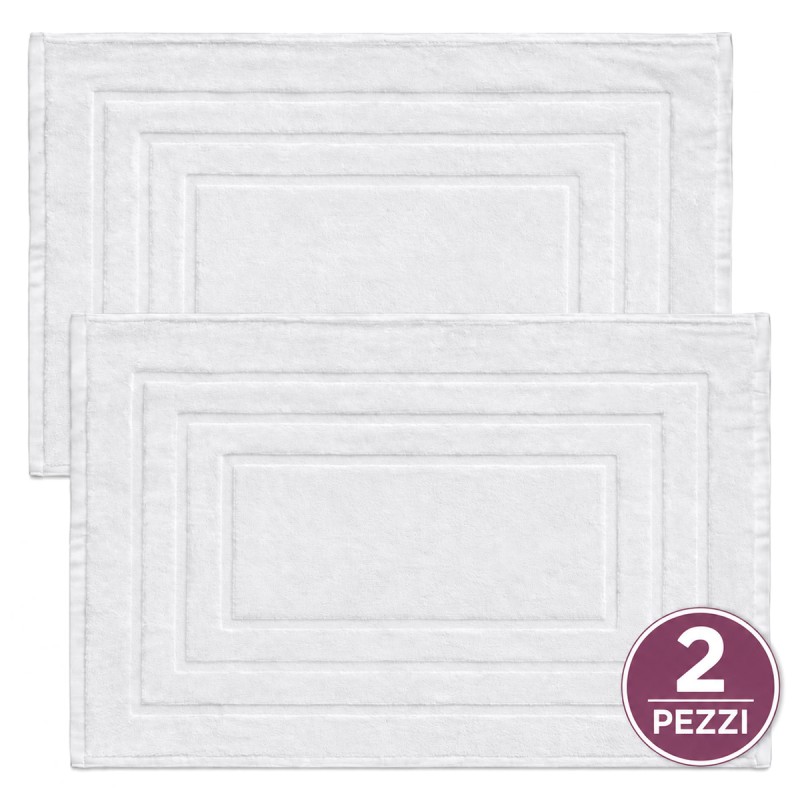 Set of 2 Pure Cotton Shower Mats...