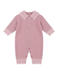 Baby girl Newborn jumpsuit pure wool - IB4010 - Stella