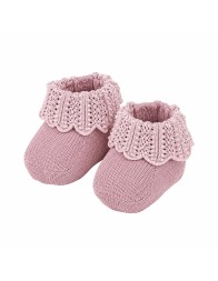 Set bauletto corredino prima nascita neonata pura lana - IB40B - Stella