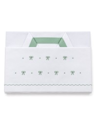 Cradle and Pram Sheet Set - Nodi d'Amore LC03388 - La Fatina