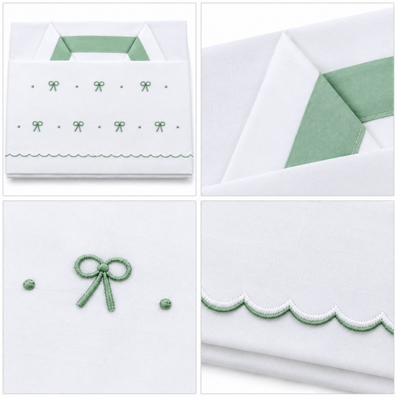 Cradle and Pram Sheet Set - Nodi...