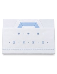 Cradle and Pram Sheet Set - Nodi d'Amore LC03388 - La Fatina