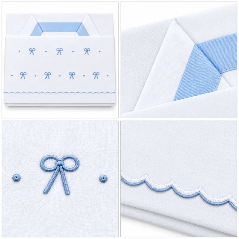 Cradle and Pram Sheet Set - Nodi...