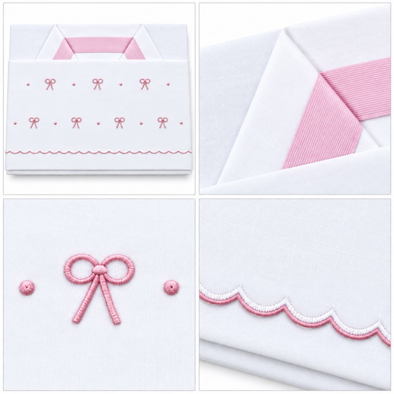 Cradle and Pram Sheet Set - Nodi...