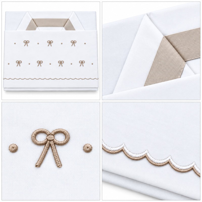Cradle and Pram Sheet Set - Nodi...