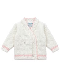 Newborn Crossed jacket for wool blend - R683 - La Rocca