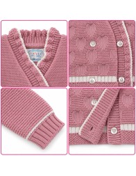 Newborn Crossed jacket for wool blend - R683 - La Rocca