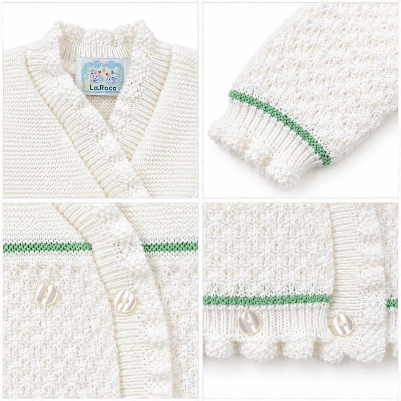 Crossed jacket for girl wool blend -...