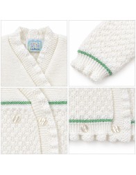 Crossed jacket for girl wool blend - R694 - La Rocca