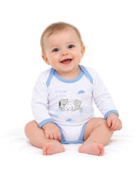 Set 2 body in caldo cotone manica lunga - AF36 - Ellepi