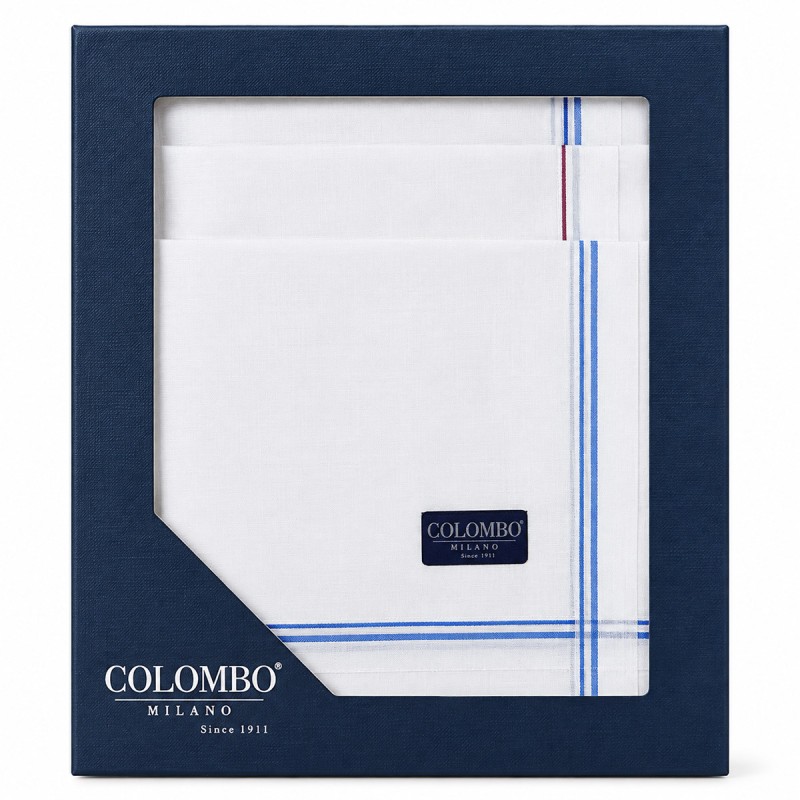 Pack of 12 pure cotton handkerchiefs...