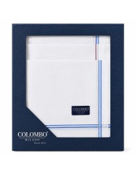Pack of 12 pure cotton handkerchiefs - RIG5 - Colombo Milano