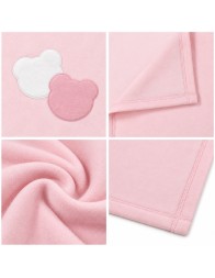 Fleece blanket for cradle pram - Bears C62452B - Coccode' Firenze