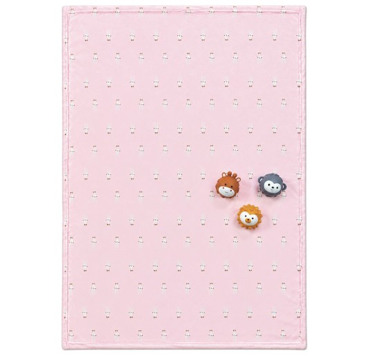 Copertina in soft pile per culletta con Toys - KSM322 - Bruco Bruco 2