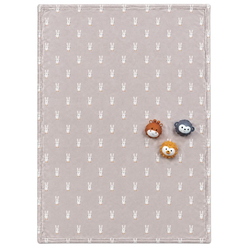 Soft Pile Baby Cradle Pram Blanket...