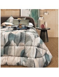 Double bed styled with the textured Aspen jacquard quilt by Dondi Home