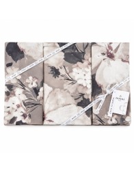 Set lenzuola raso 300TC matrimoniale Ambra Dondi Home, completo per letto 180×200 cm