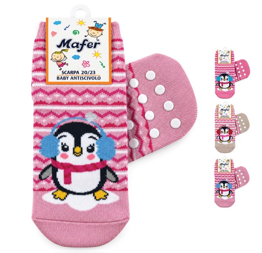 Calzini Antiscivolo in caldo Cotone - BAN9223 - Mafer