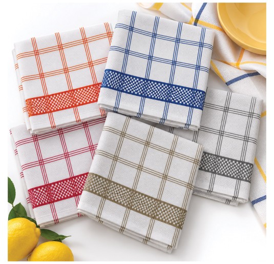Cotton blend kitchen Tea Towel 45x65 cm  – Como – S&G Home