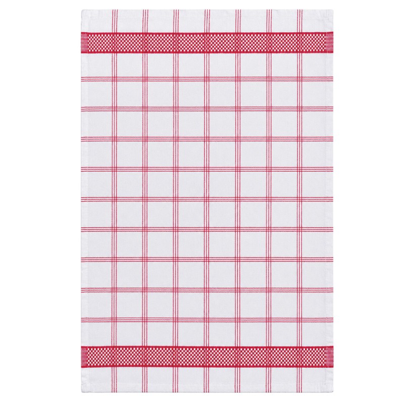 Cotton blend kitchen Tea Towel 45x65 cm  – Red