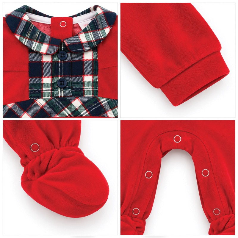 Christmas Chenille onesie playsuit by...