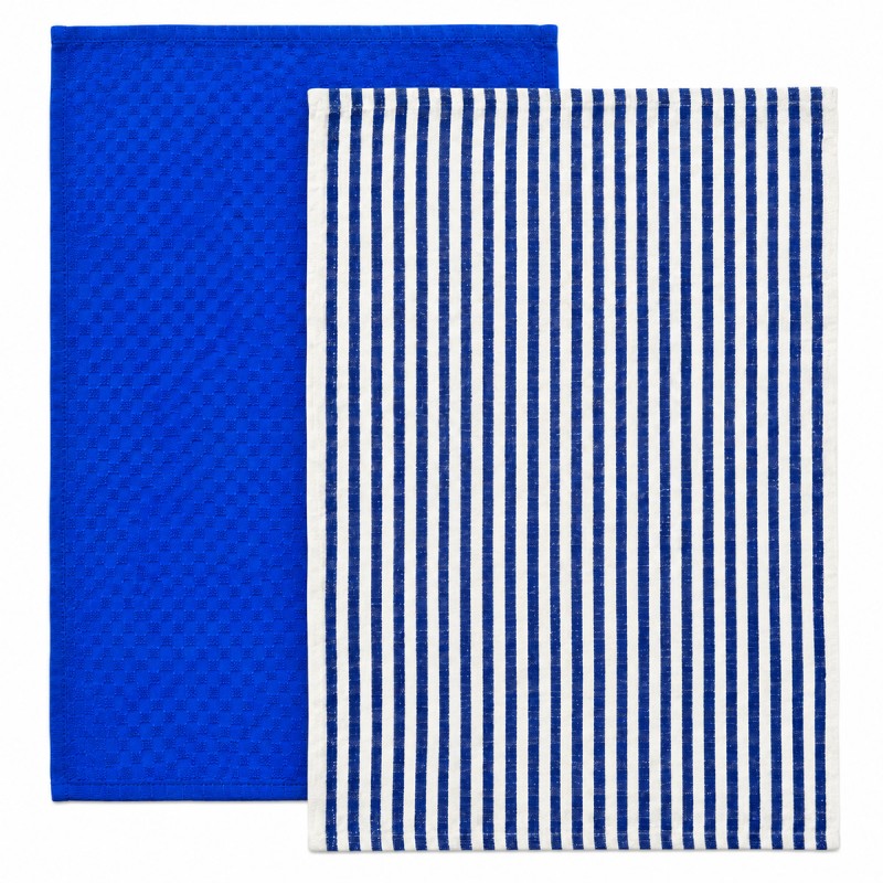 Set di 2 strofinacci in spugna Luna S&G da cucina, ciascuno da 45x65 cm