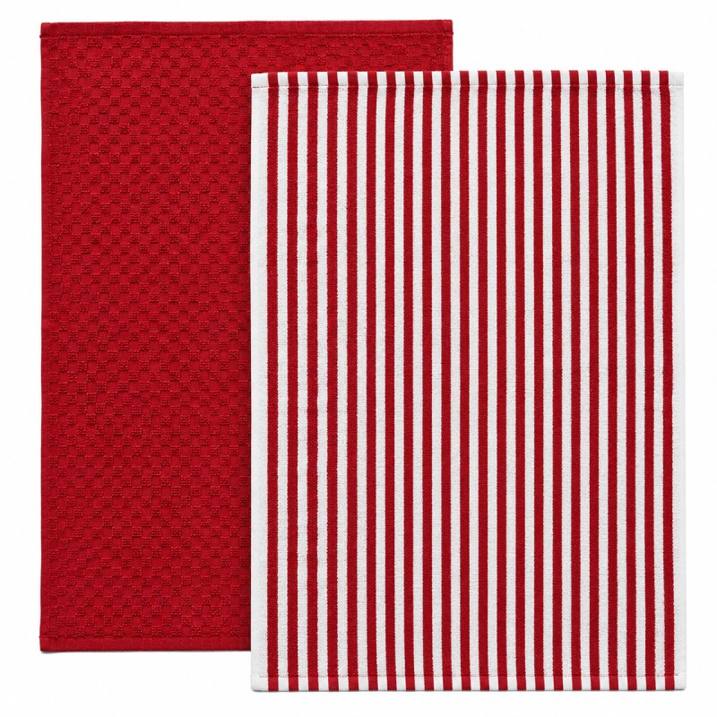 Set di 2 strofinacci in spugna Luna S&G da cucina, ciascuno da 45x65 cm
