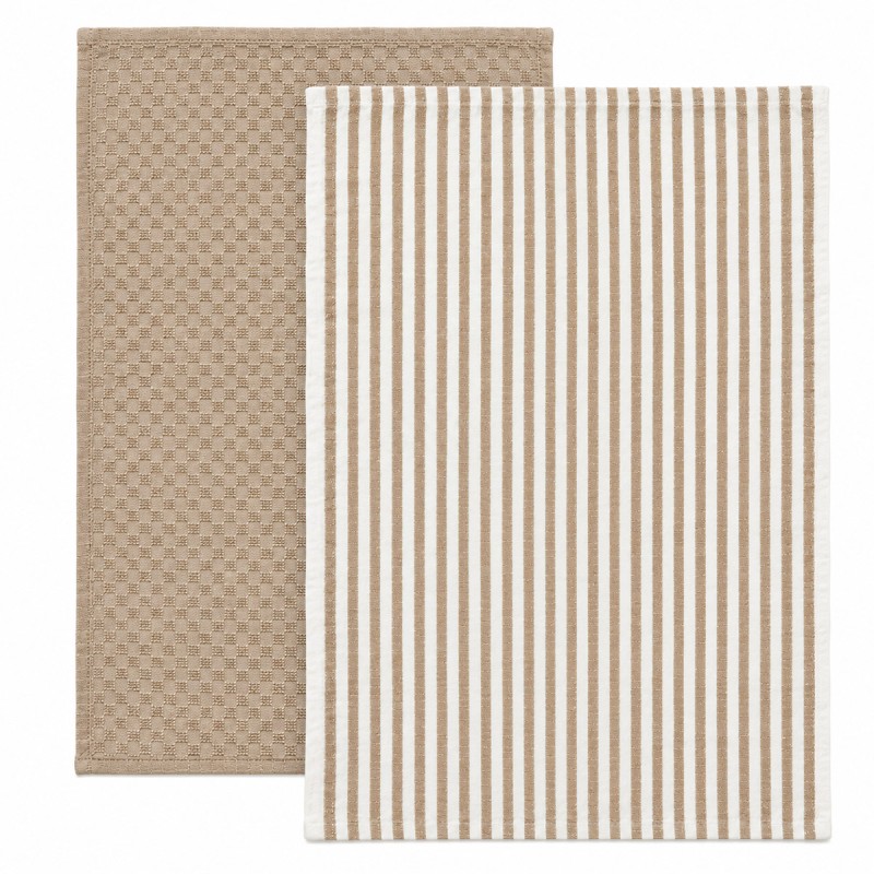 Set di 2 strofinacci in spugna Luna S&G da cucina, ciascuno da 45x65 cm