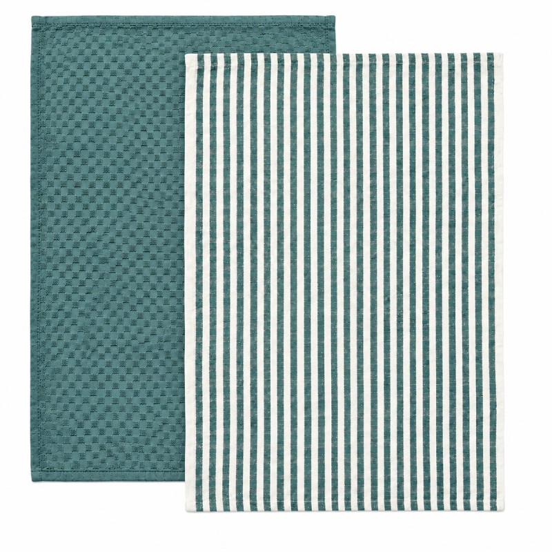 Set di 2 strofinacci in spugna Luna S&G da cucina, ciascuno da 45x65 cm