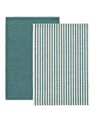 Set di 2 strofinacci in spugna Luna S&G da cucina, ciascuno da 45x65 cm
