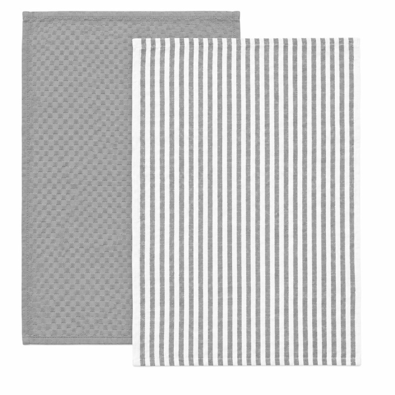 Set di 2 strofinacci in spugna Luna S&G da cucina, ciascuno da 45x65 cm