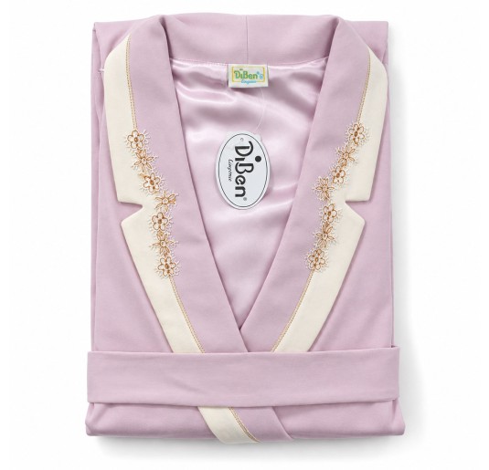 Winter cotton Ribbed Dressing Gown - Karen - Diben