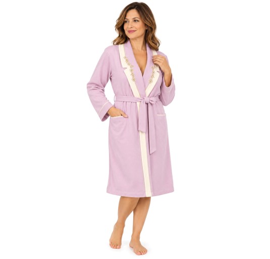 Winter cotton Ribbed Dressing Gown - Karen - Diben
