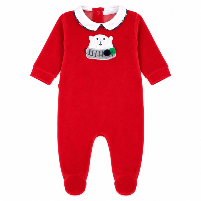 Christmas Chenille onesie playsuit by...