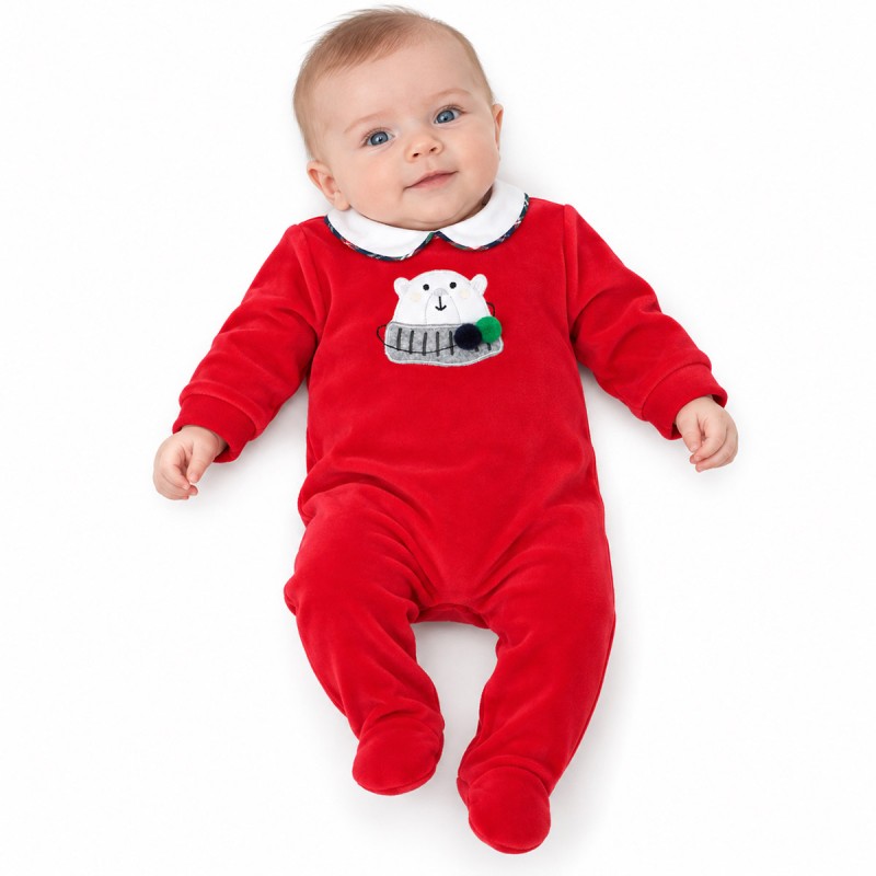 Christmas Chenille onesie playsuit by...