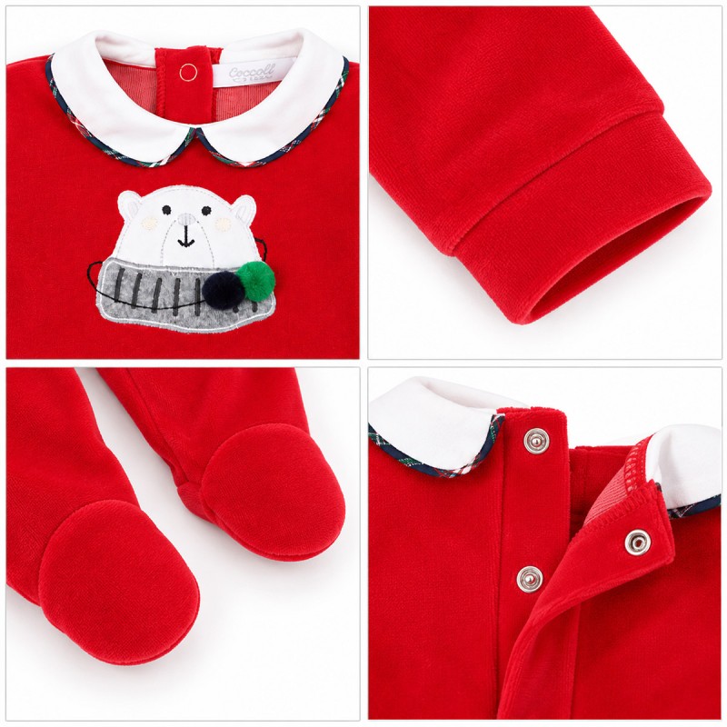 Christmas Chenille onesie playsuit by...