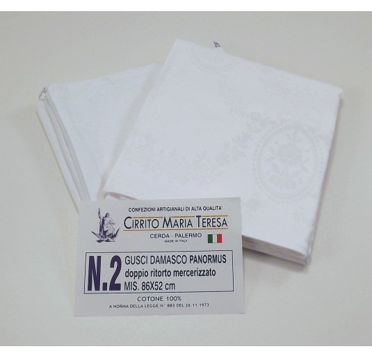 Panormus internal pillowcases cotton damask 2