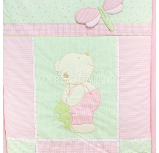 Duvet cover + cot bumper + cot bed sheets art. Dragonfly 2