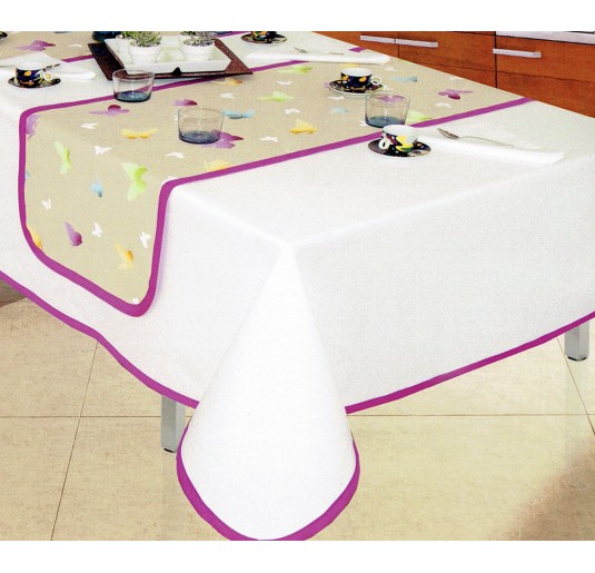 Butterfly - tablecoth with napkins x6 2