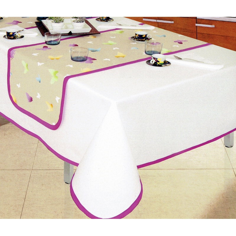 Butterfly - tablecoth with napkins x6