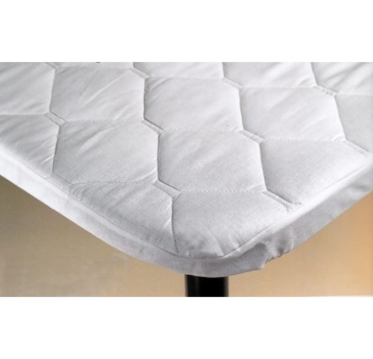 Quilted padded bed base cover with corners - various sizes: 2