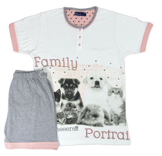 Short pajamas art. 9064 2