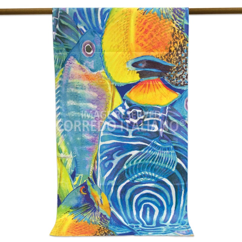 Microfiber beach towel art. iRock 170x90 cm